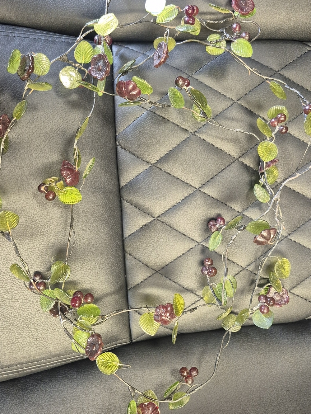 Vintage Glass Berry Garland